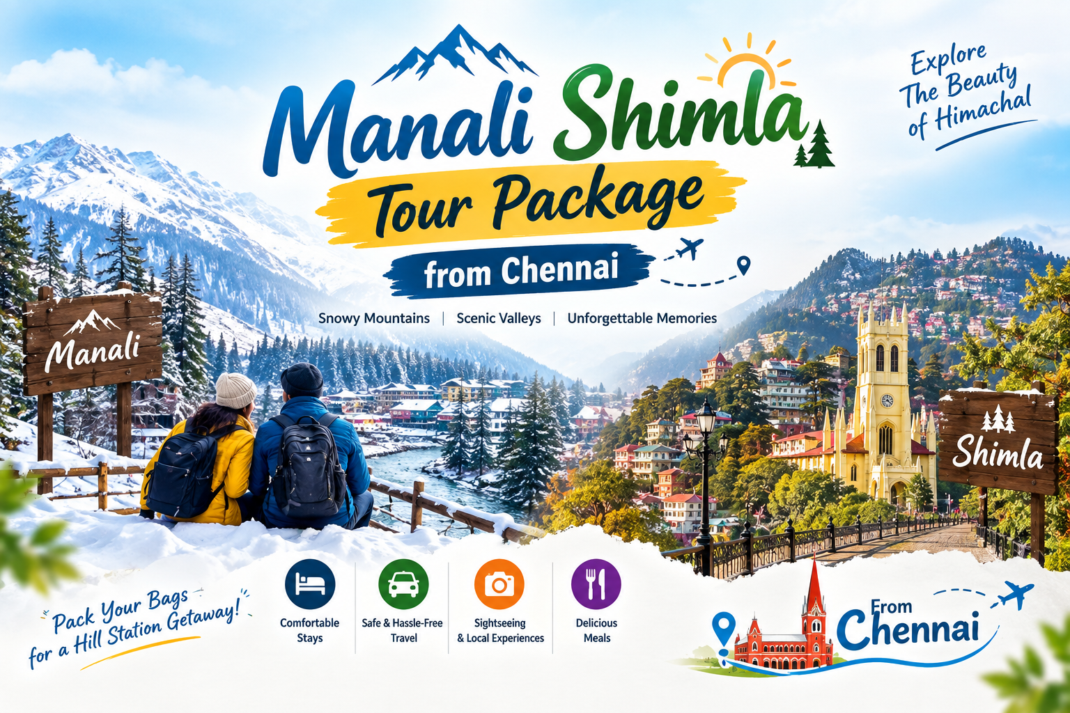Manali Shimla Tour Package from Chennai