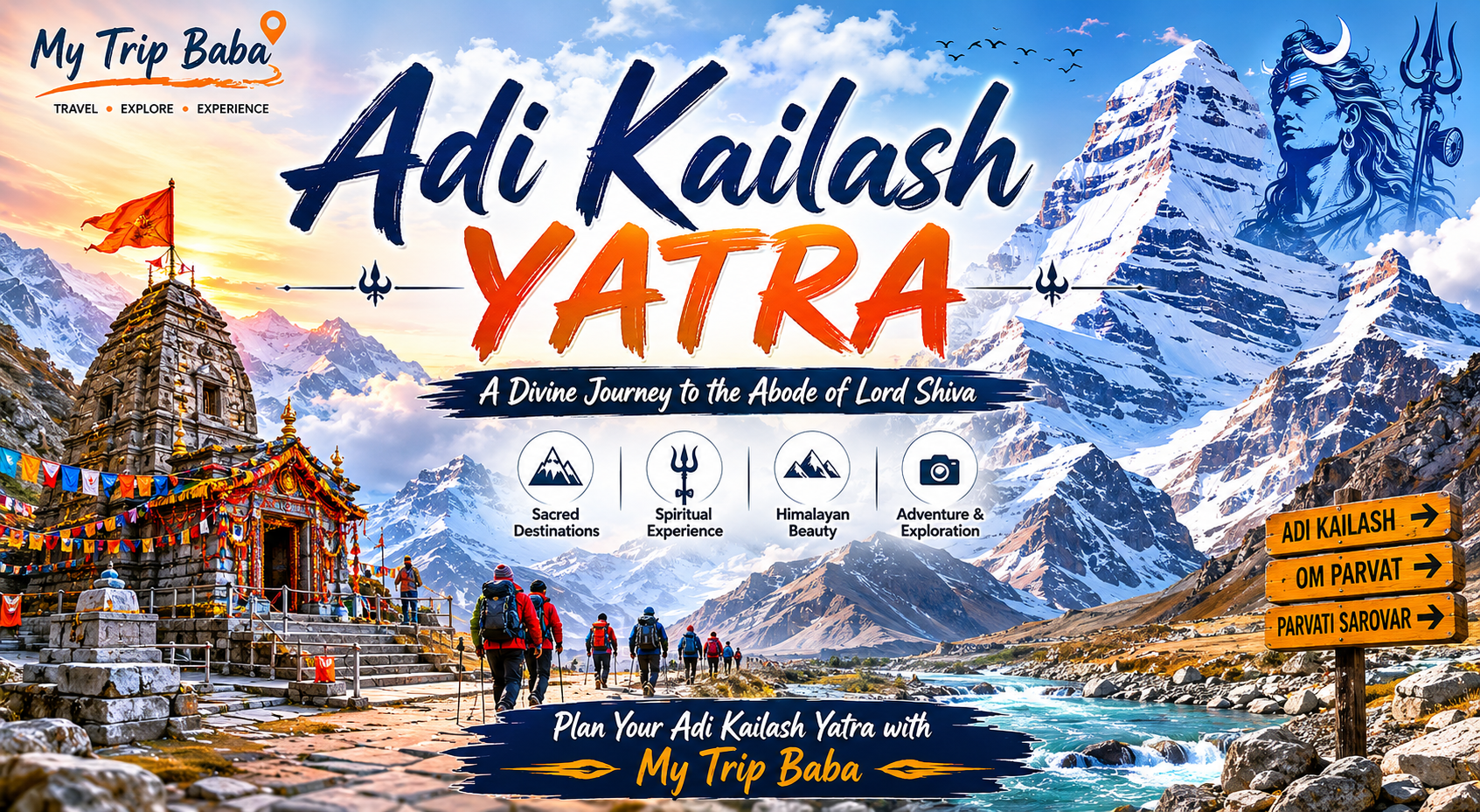 Adi Kailash Yatra Package 2026 – Complete Travel Guide | My Trip Baba