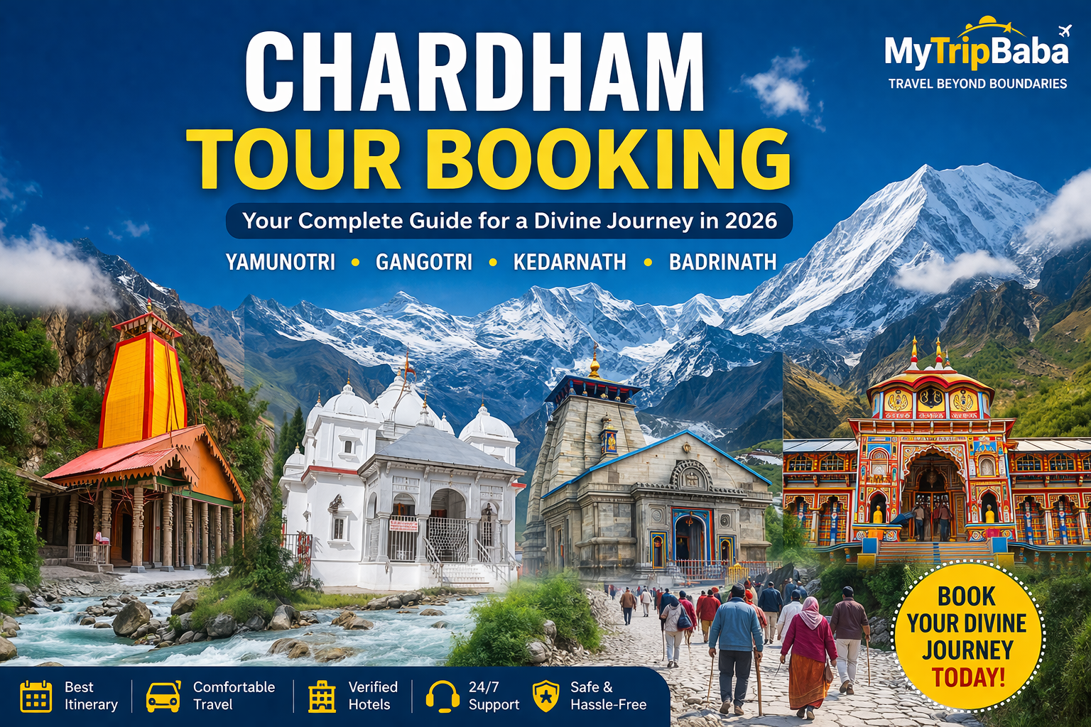 Chardham Tour Booking – Your Complete Guide for a Divine Journey in 2026