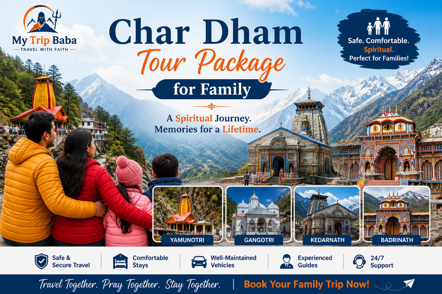 Char Dham Tour Package for Family