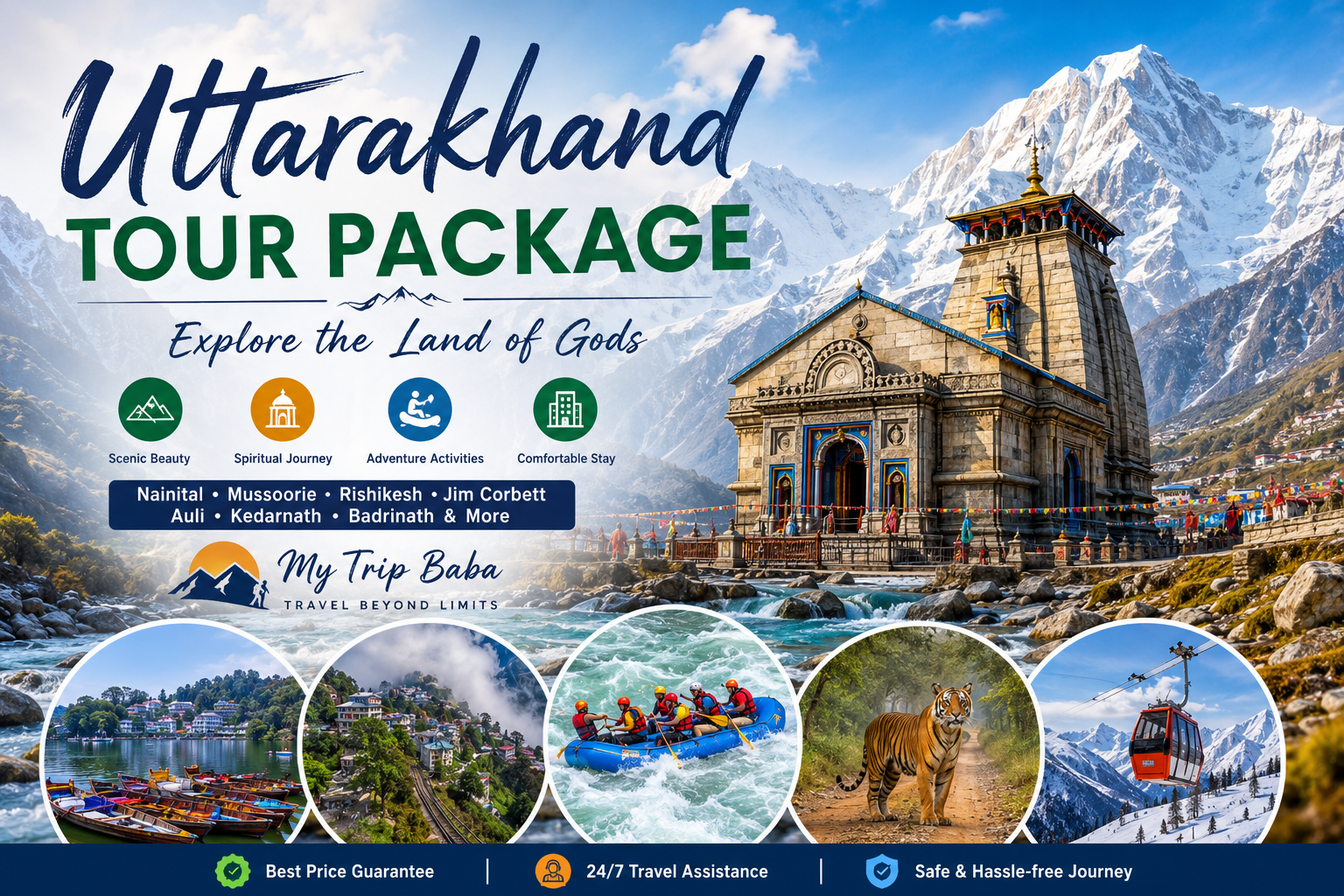 Uttarakhand Tour Package | Best Holiday Packages at Affordable Prices | My Trip Baba