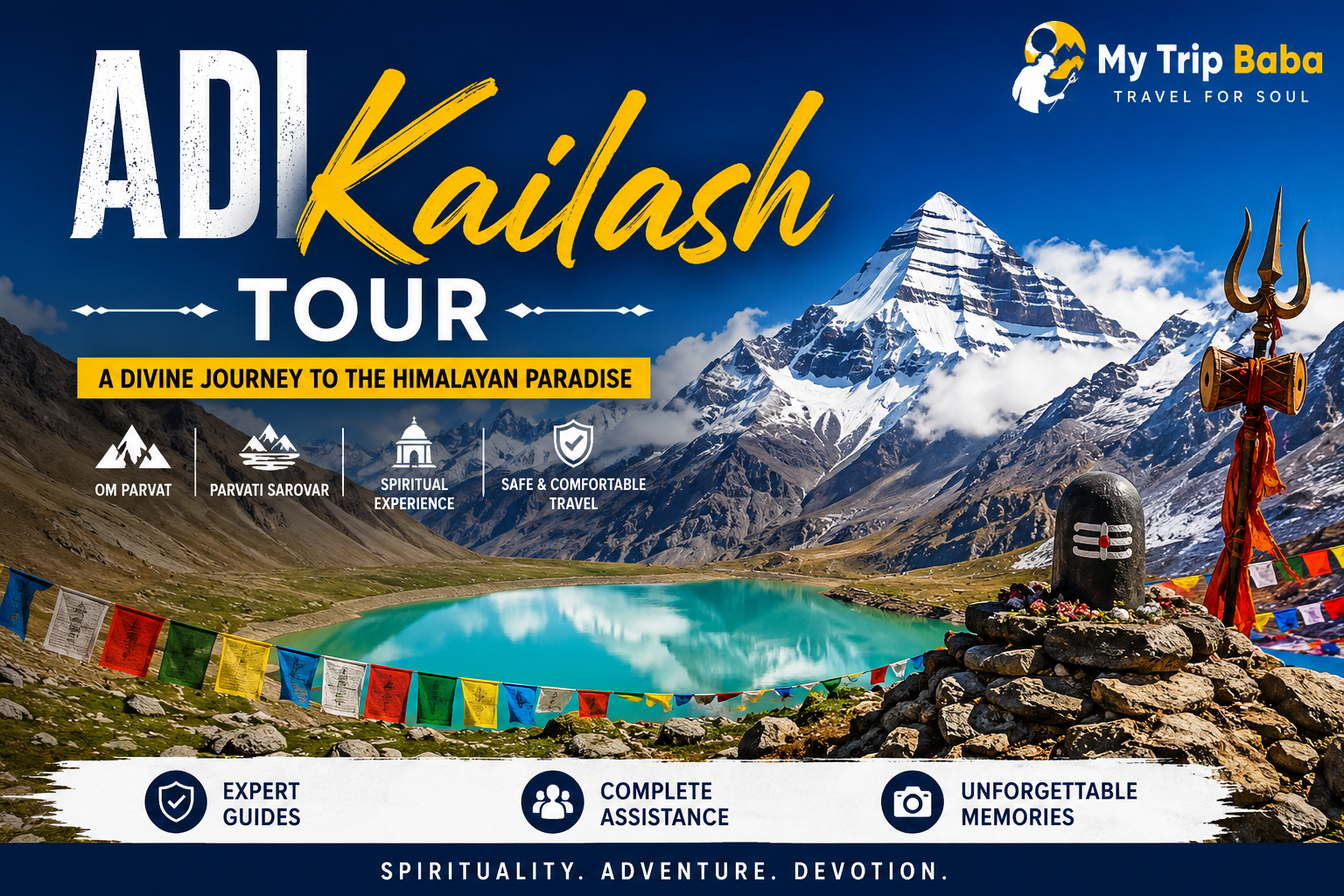 Adi Kailash Tour Package 2026 | Best Pilgrimage Trip by My Trip Baba
