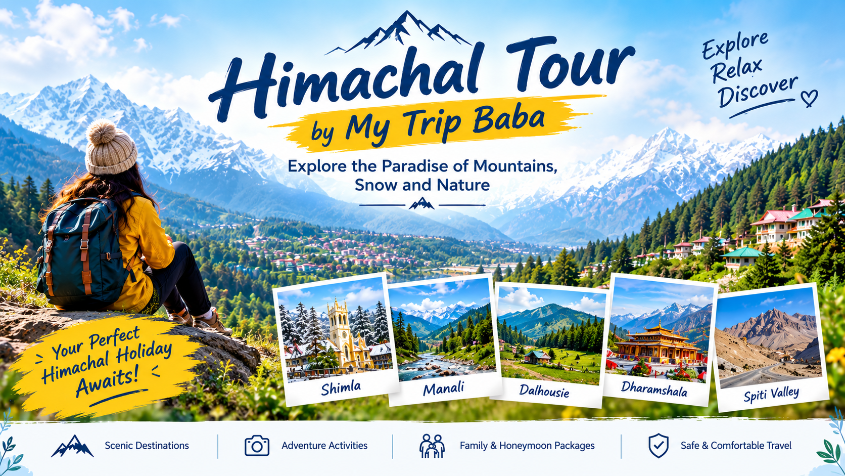 Himachal Tour Package by My Trip Baba | Explore Himachal Pradesh