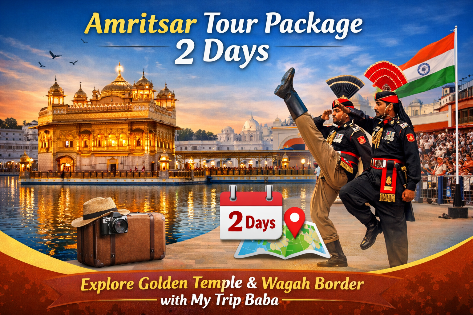 Amritsar Tour Package 2 Days | Explore Golden Temple & More with My Trip Baba