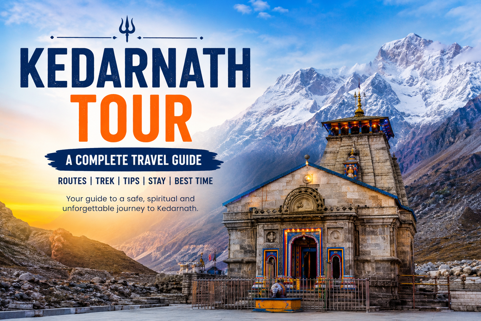 Kedarnath Tour Package 2026 – Best Kedarnath Yatra Guide | My Trip Baba