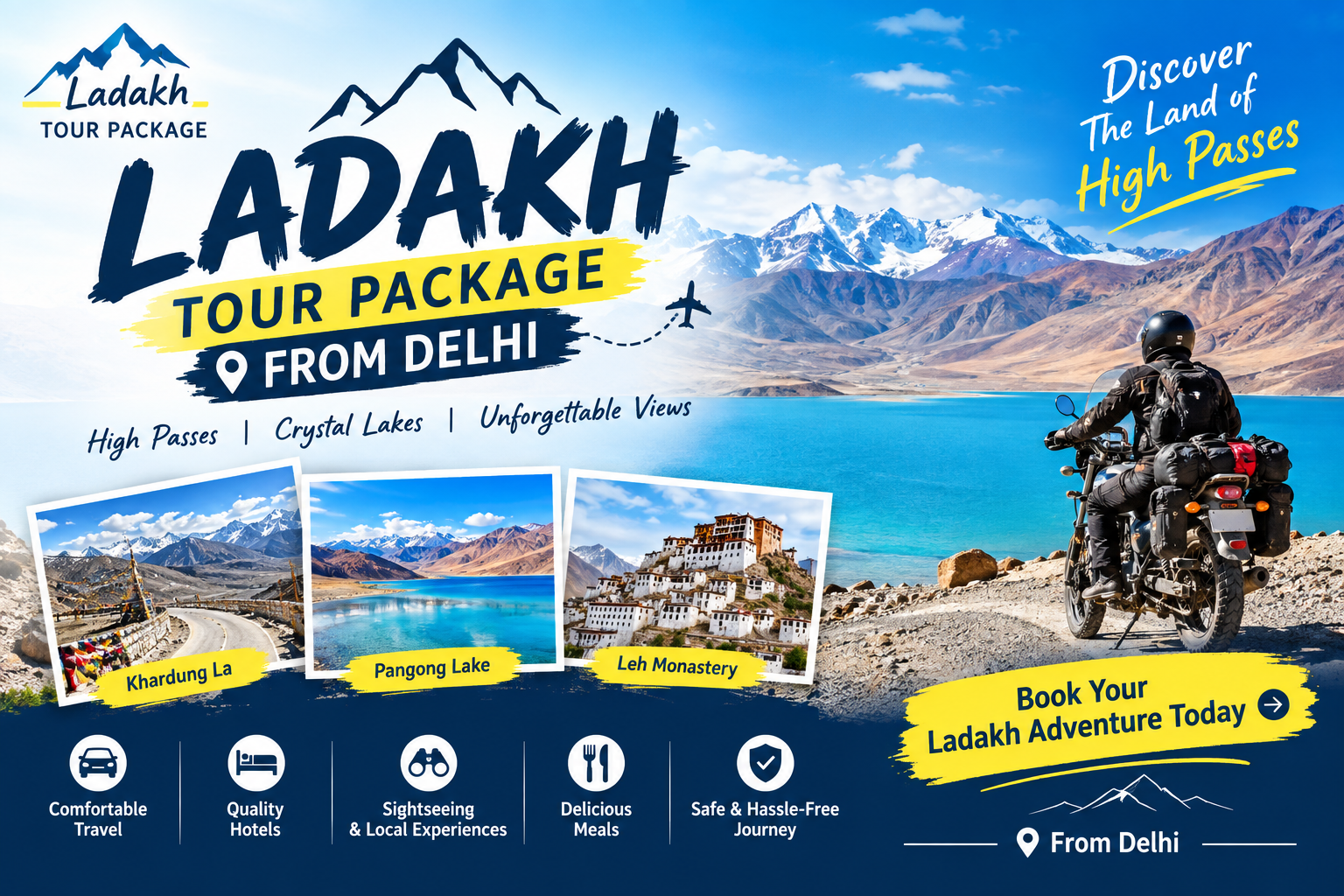 Ladakh Tour Package from Delhi