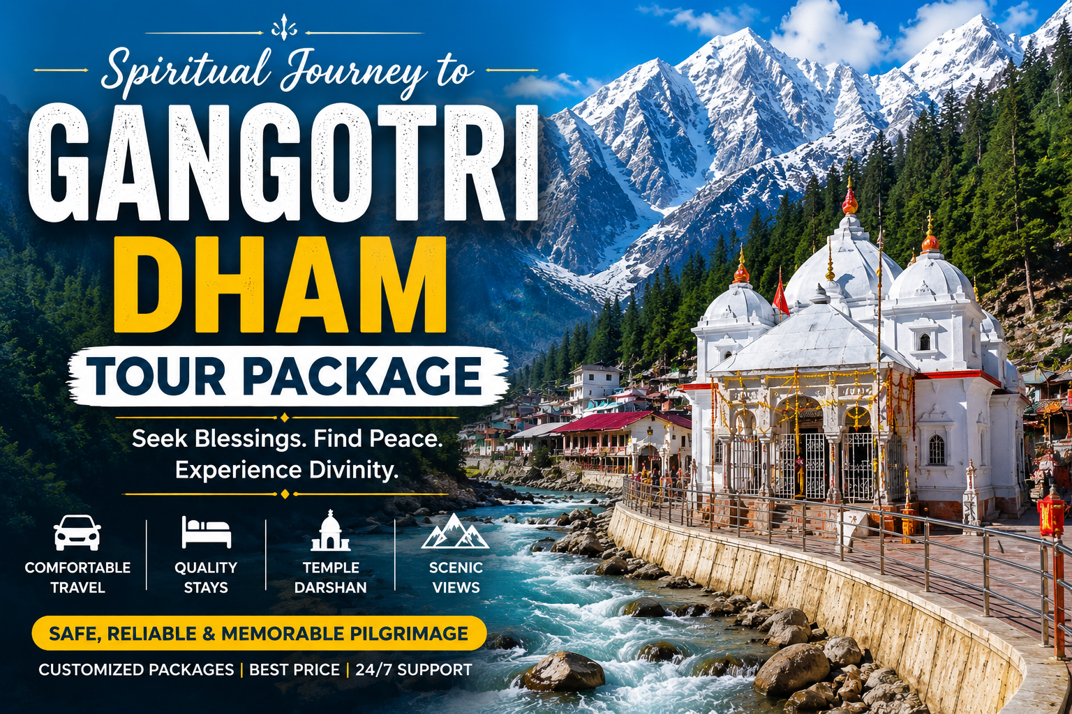 Gangotri Dham Tour Package – A Divine Journey to the Sacred Himalayas