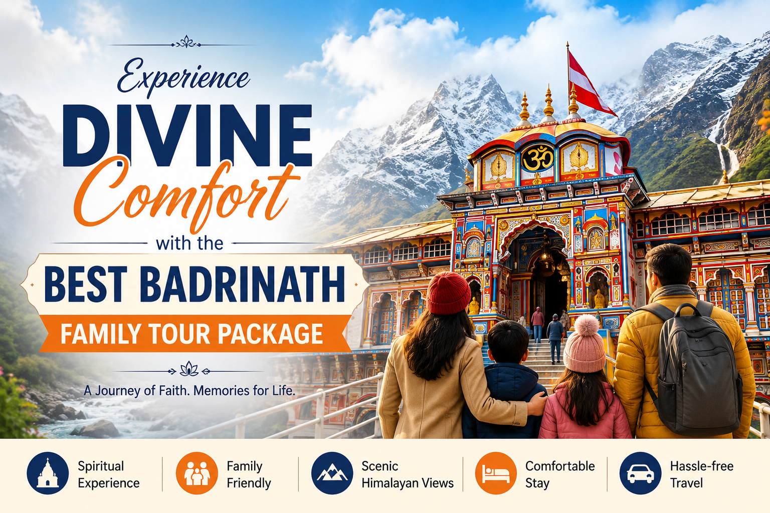 Badrinath Family Tour Package | Comfortable Family Trips by My Trip Baba