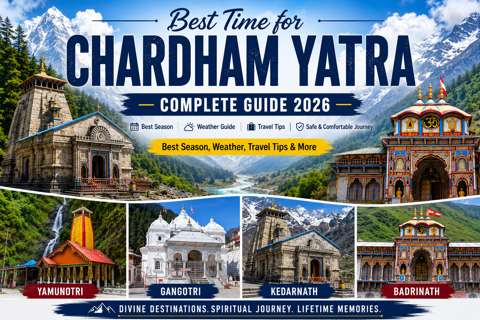 Best Time for Chardham Yatra – Complete Travel Guide 2026