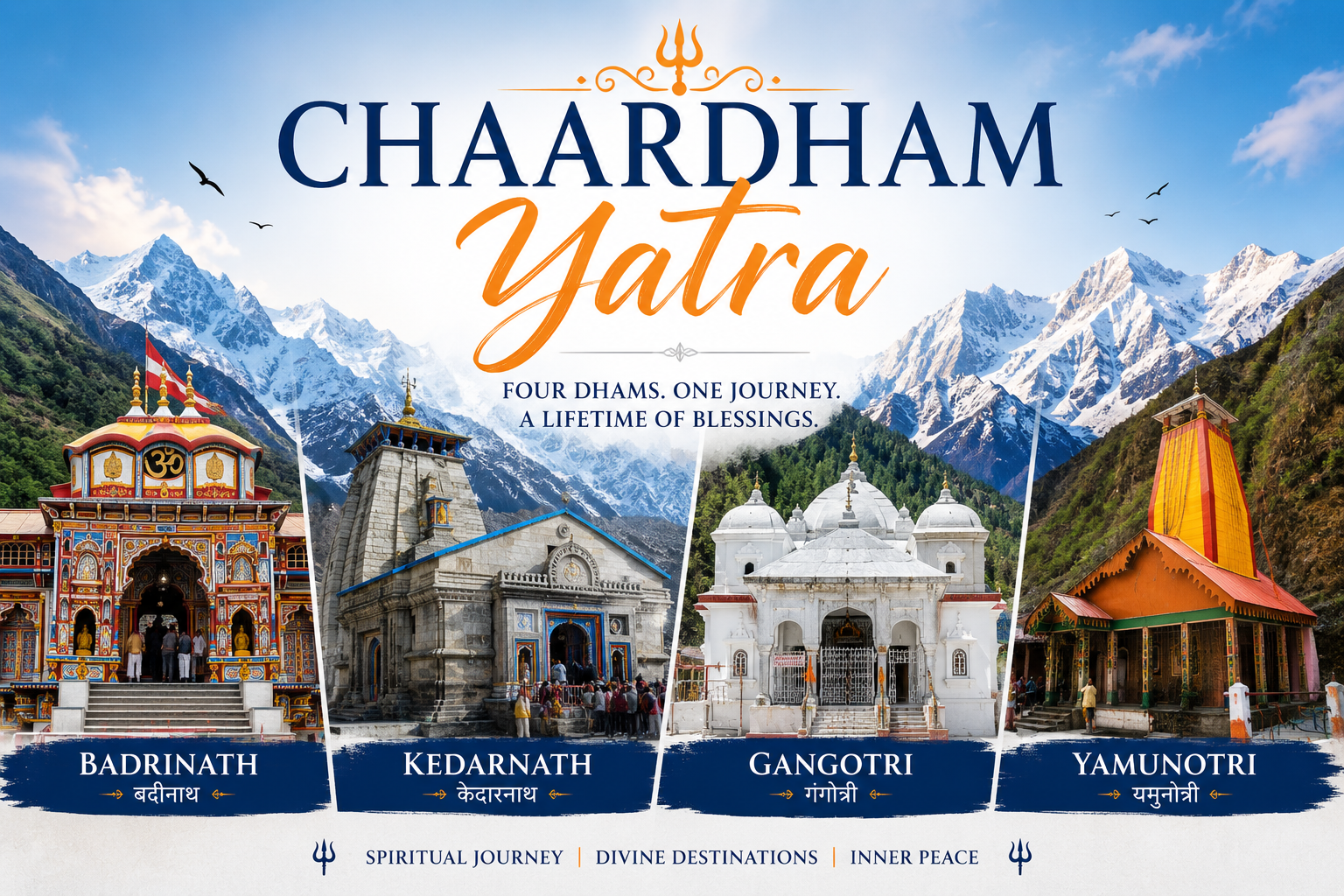 Chaardham Yatra – The Ultimate Spiritual Journey with My Trip Baba
