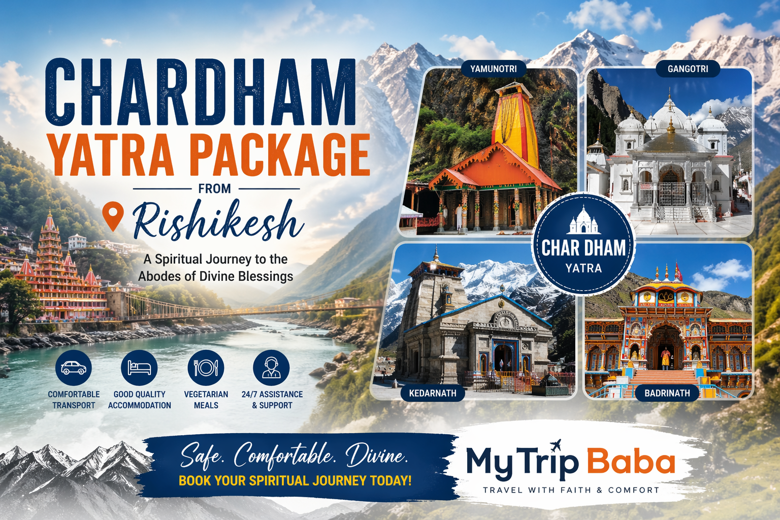 Chardham Yatra Package from Rishikesh
